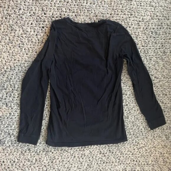 Medium Black Adidas Long Sleve Shirt - Picture 2 of 2